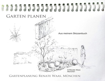 Garten-planen Gartenskizze Gartenplanung Renate-Waas Muenchen