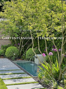 Garten Wasserbecken modern 2