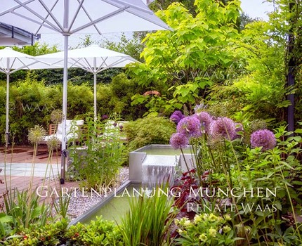 Gartenplanung Gehoelze moderner Garten Renate Waas Gartendesign Muenchen