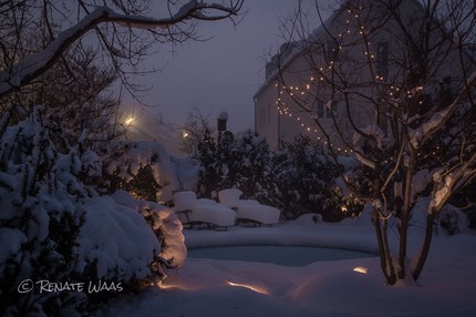 Winterbilder-Garten